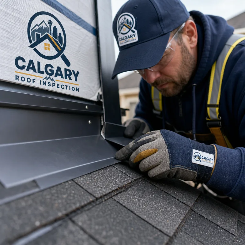 Properly lapped step flashing integrated cleanly with new shingles at a roof-to-wall transition
